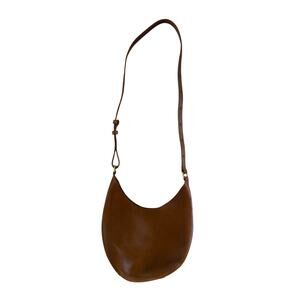 Madewell NE435 The Mini Shopper Bag Cow Leather Crossbody Brown Purse Adjustable